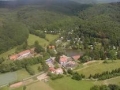 Luftbild von Dorf
