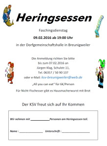 Heringsessen 2016