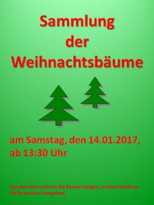 Weihnachtsbaumsammlung